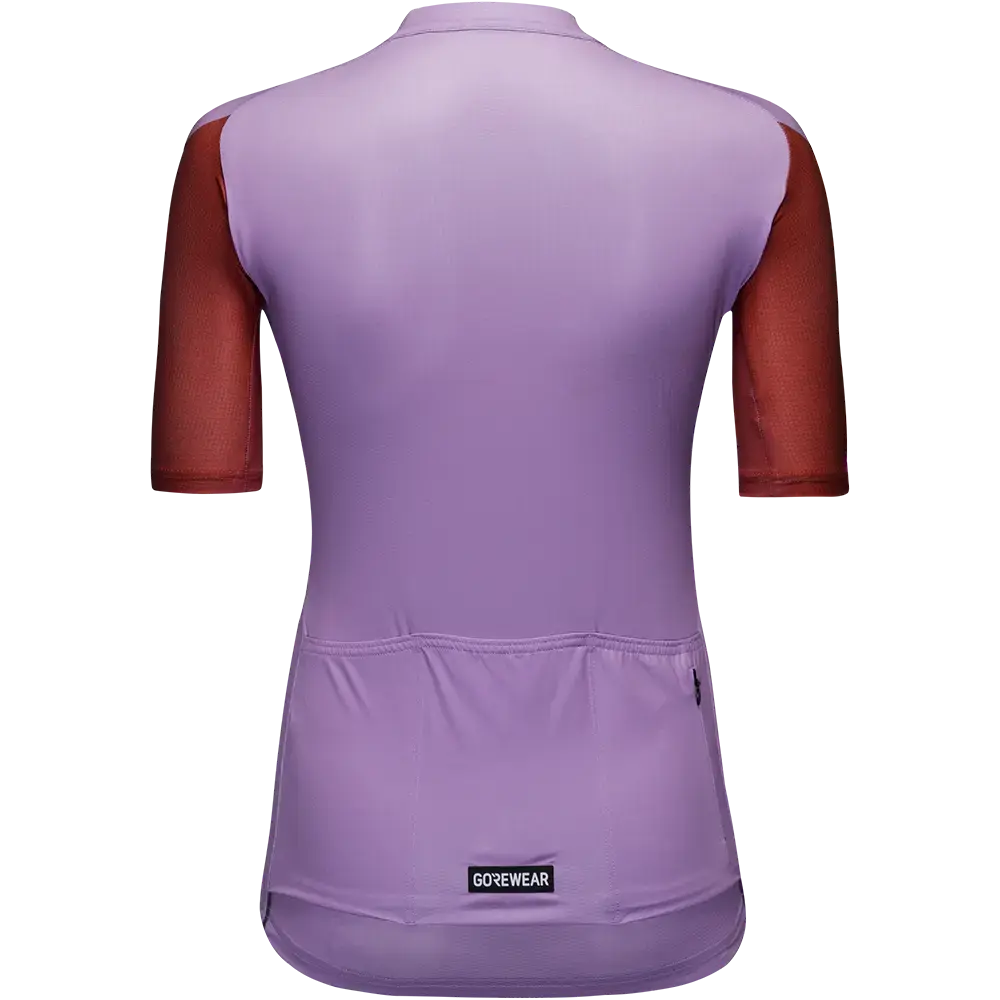 GORE Wear Spirit Triangles Fietsshirt Korte Mouwen Paars/Rood Dames