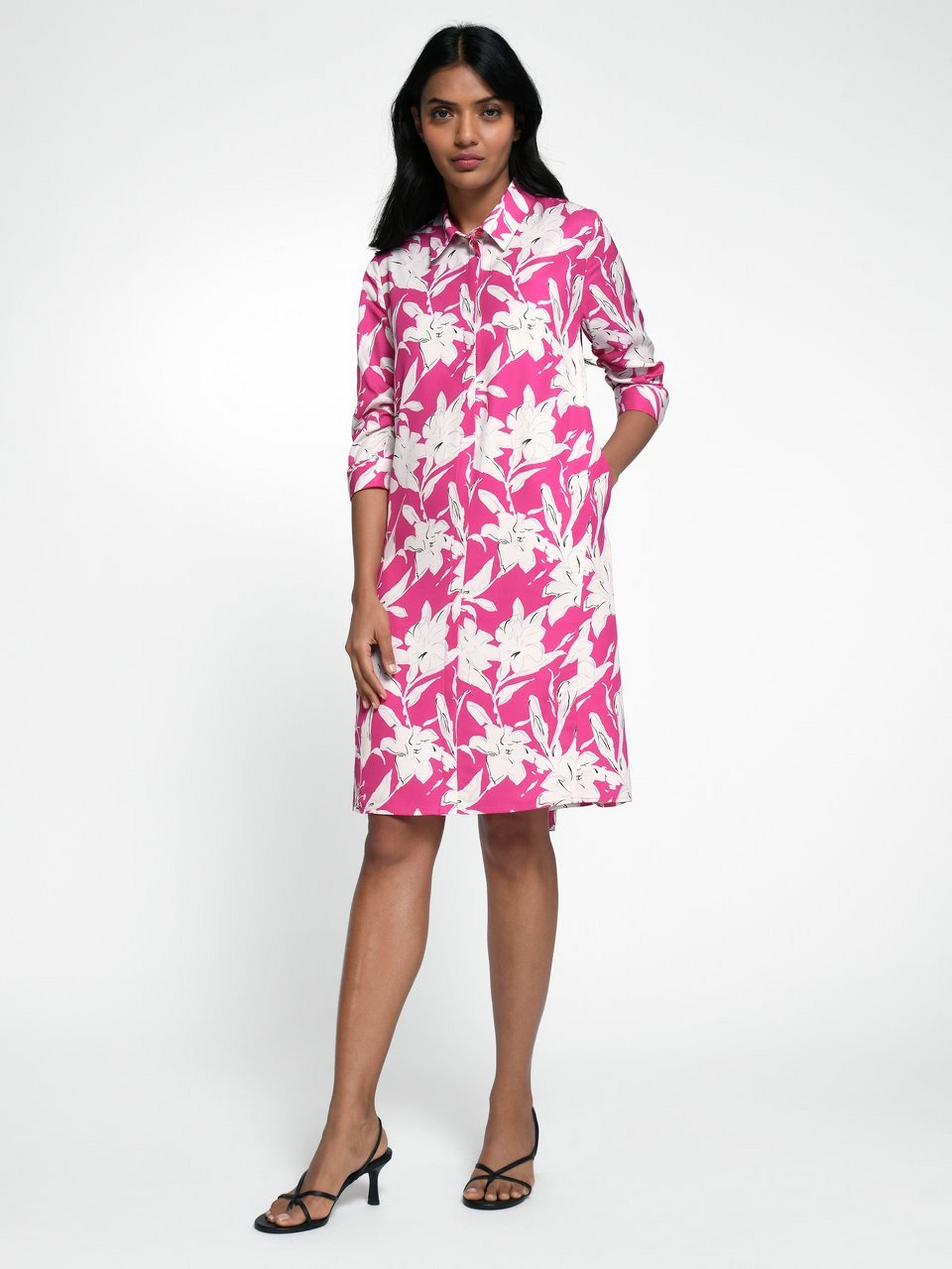 Kleid mit 3/4-Arm