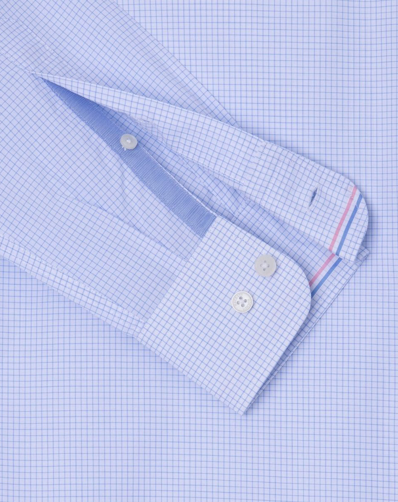 Hackett London Chemise Regular Fit imprimée bleu clair