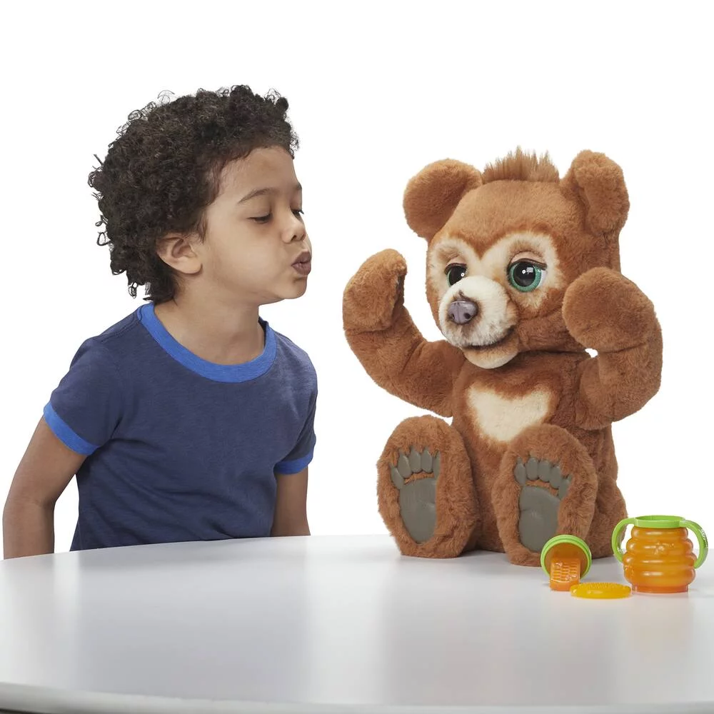 FURREAL - PELUCHE CUBBY, L'OURS CURIEUX