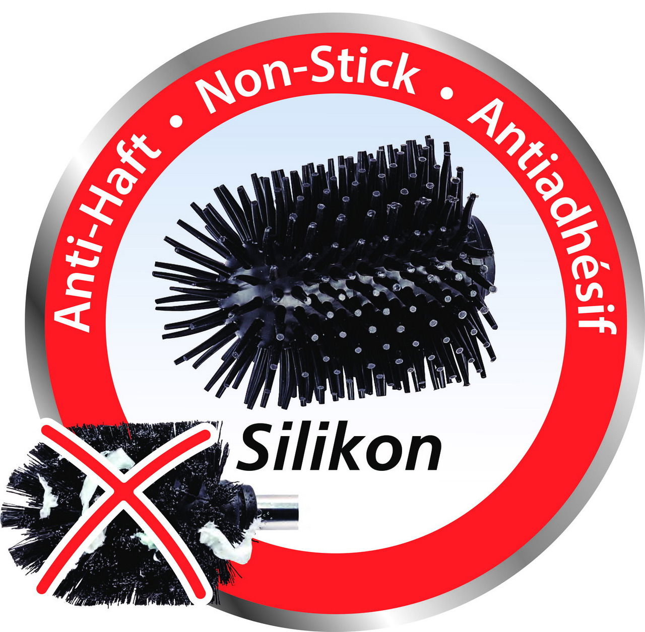 Wenko Silikon Ersatzbürste