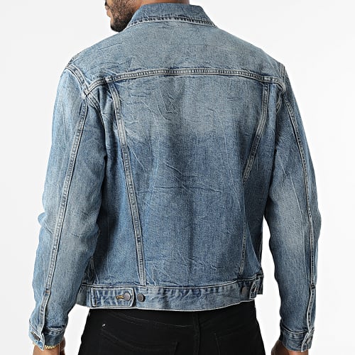 Veste Jean Highwayman Trucker Bleu Denim