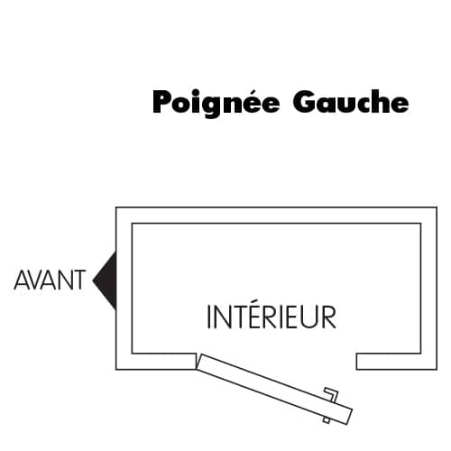 Serrure de porte ronde 92x35 Gauche ZADI
