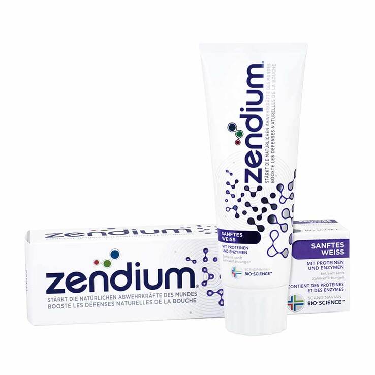 Zendium Zahncreme sanftes weiß, 75 ml