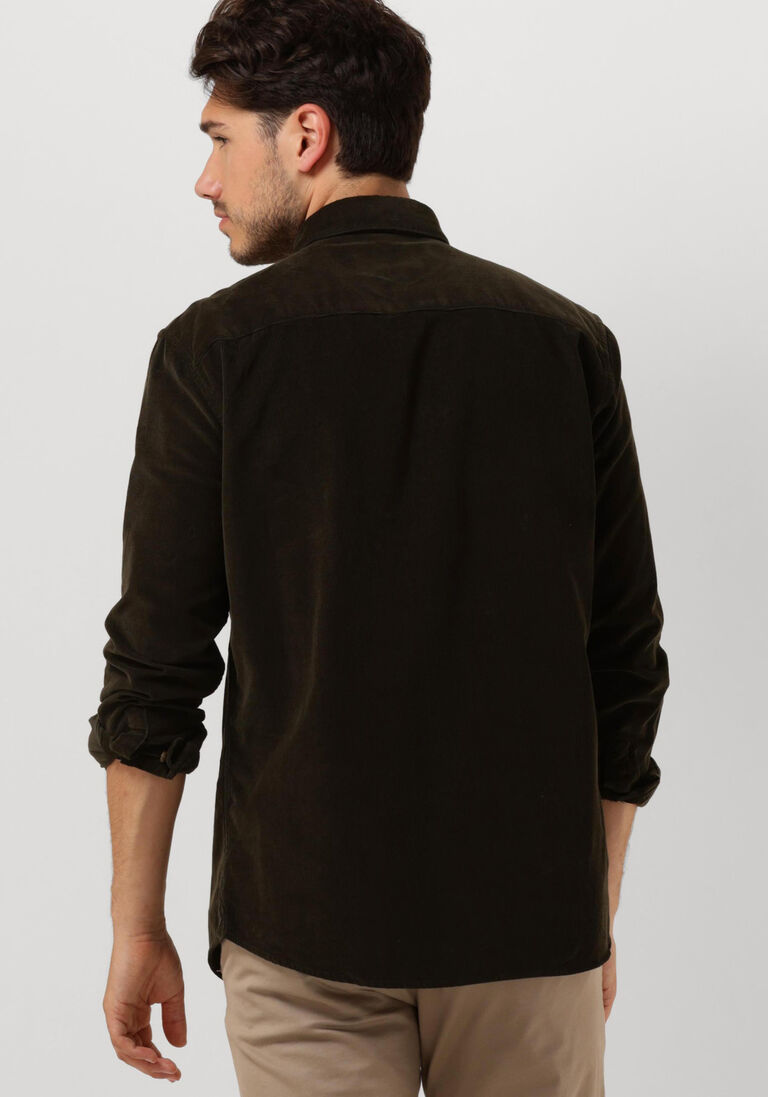 SELECTED HOMME groene selected homme overshirt slhregowen-cord shirt ls w