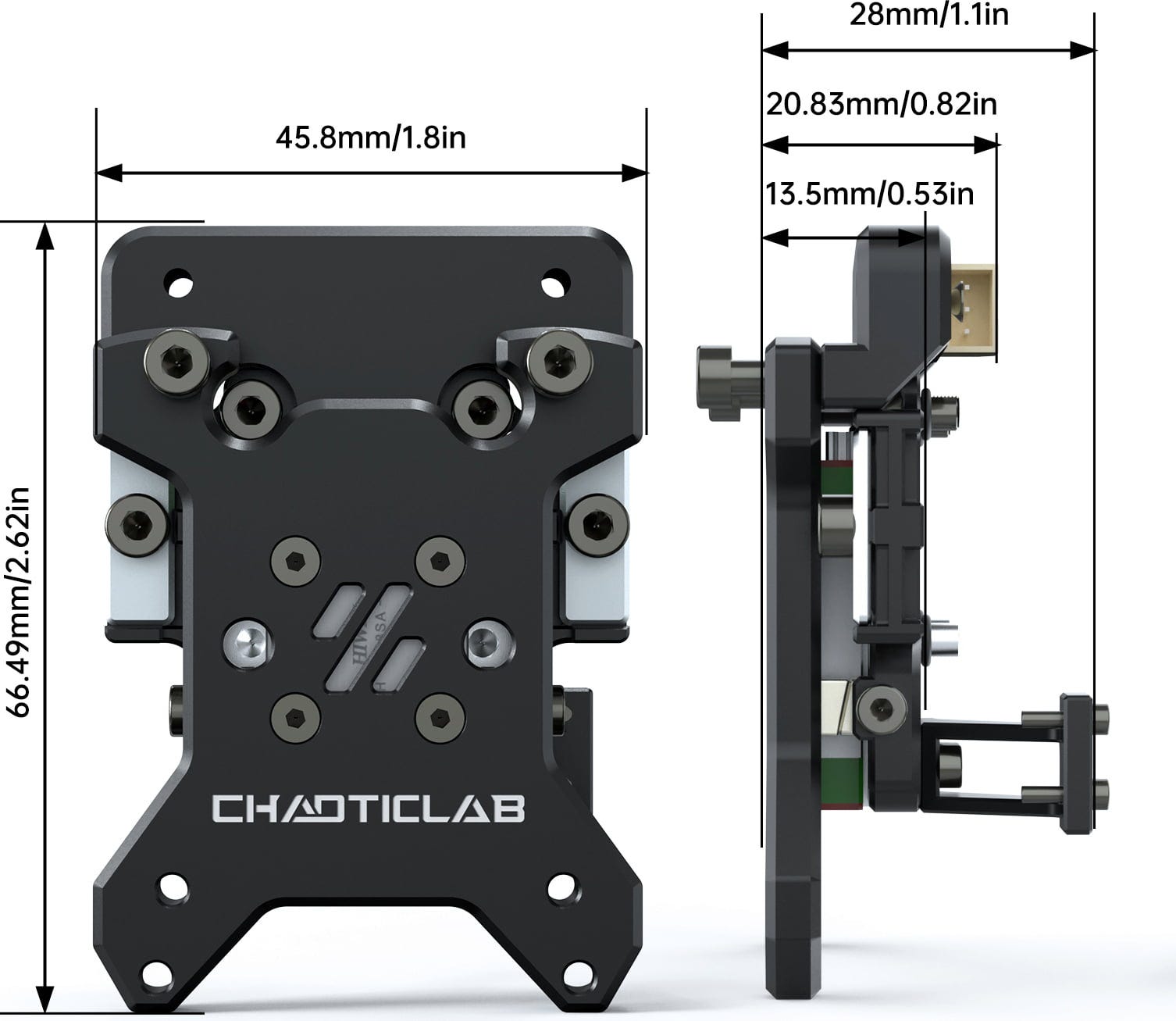 CHAOTICLAB  CNC Voron Tap Black V2, V2.4 R1/R2, Trident    Robust, federleicht & ausgeklügelt