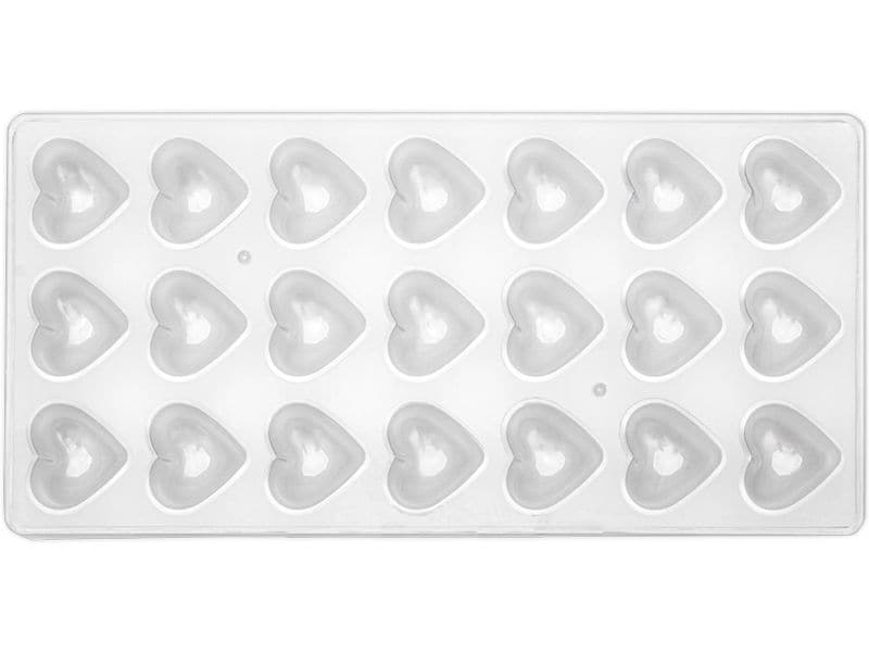 Städter Pralinenform Herz 13.5 x 27.5 cm Giessform für Pralinen