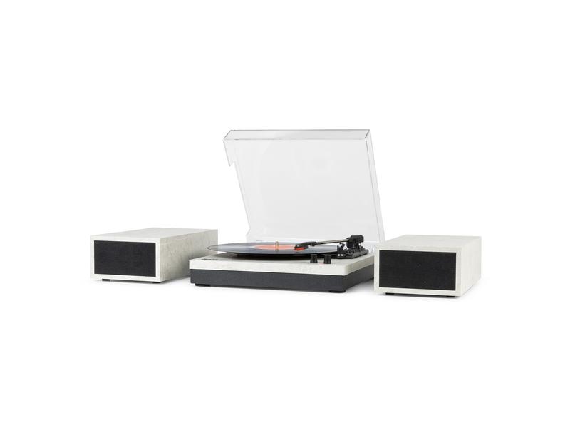Fenton Plattenspieler RP165M Marmor Hi-Fi Plattenspieler mit Bluetooth