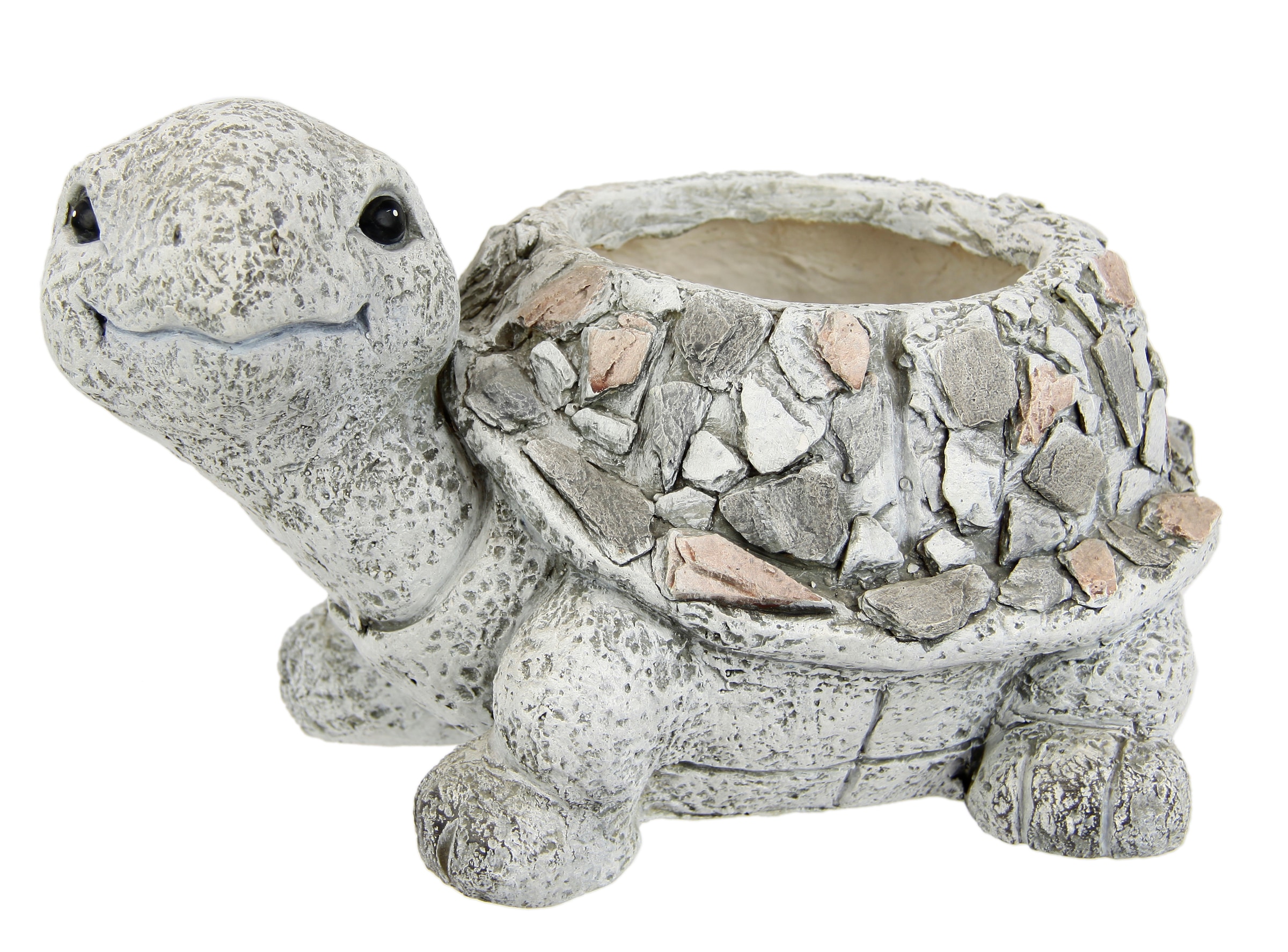 I.GE.A. Pflanzkübel »Schildkröte aus Magnesia« Blumentopf Kübel Blumenkübel Pflanzgefäss Deko Tier zum Bepflanzen