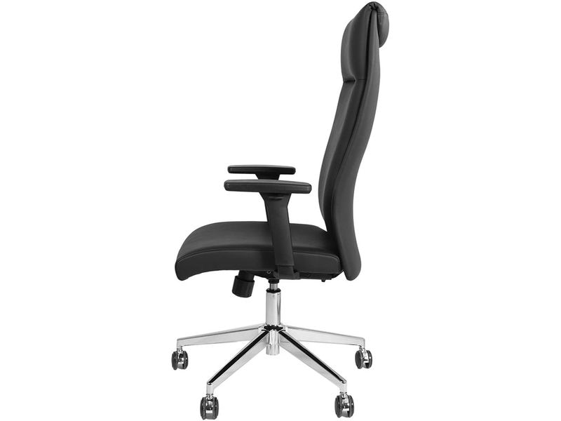 Contini Bürostuhl ComfortPro Schwarz Drehbarer Stuhl mit Armlehnen