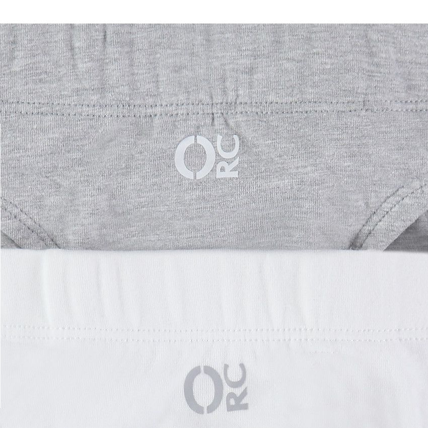 Lot de 2 slips en coton unis - Bleu