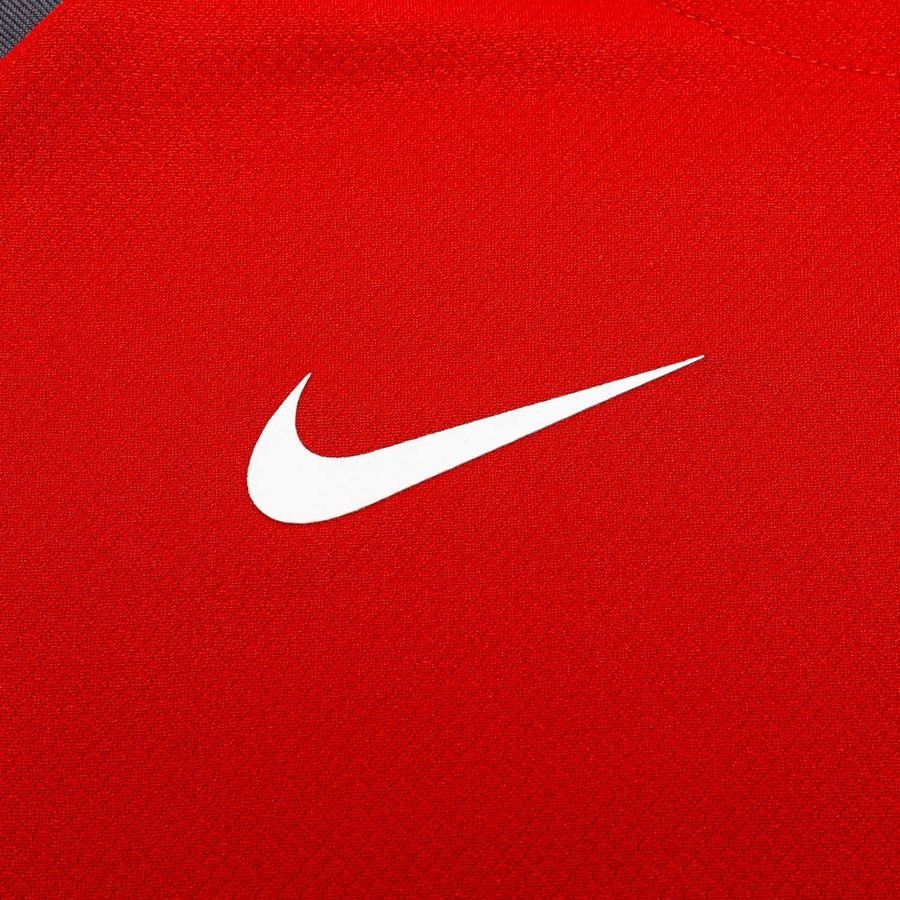 Nike T-shirt d'Entraînement Dri-FIT Strike - Rouge/Blanc/Gris
