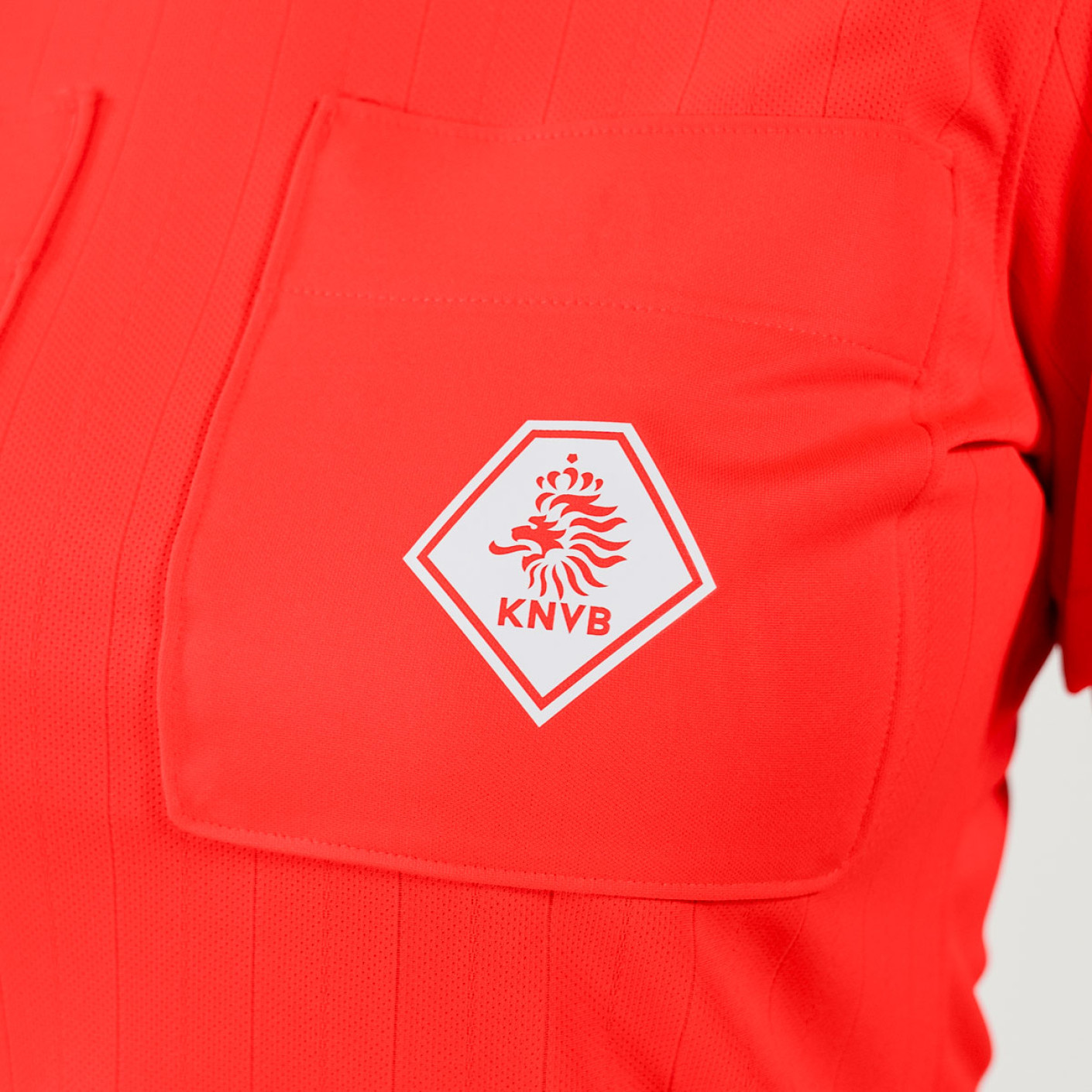 Nike KNVB Scheidsrechtersshirt 2024-2026 Lange Mouwen Dames Felrood Zwart