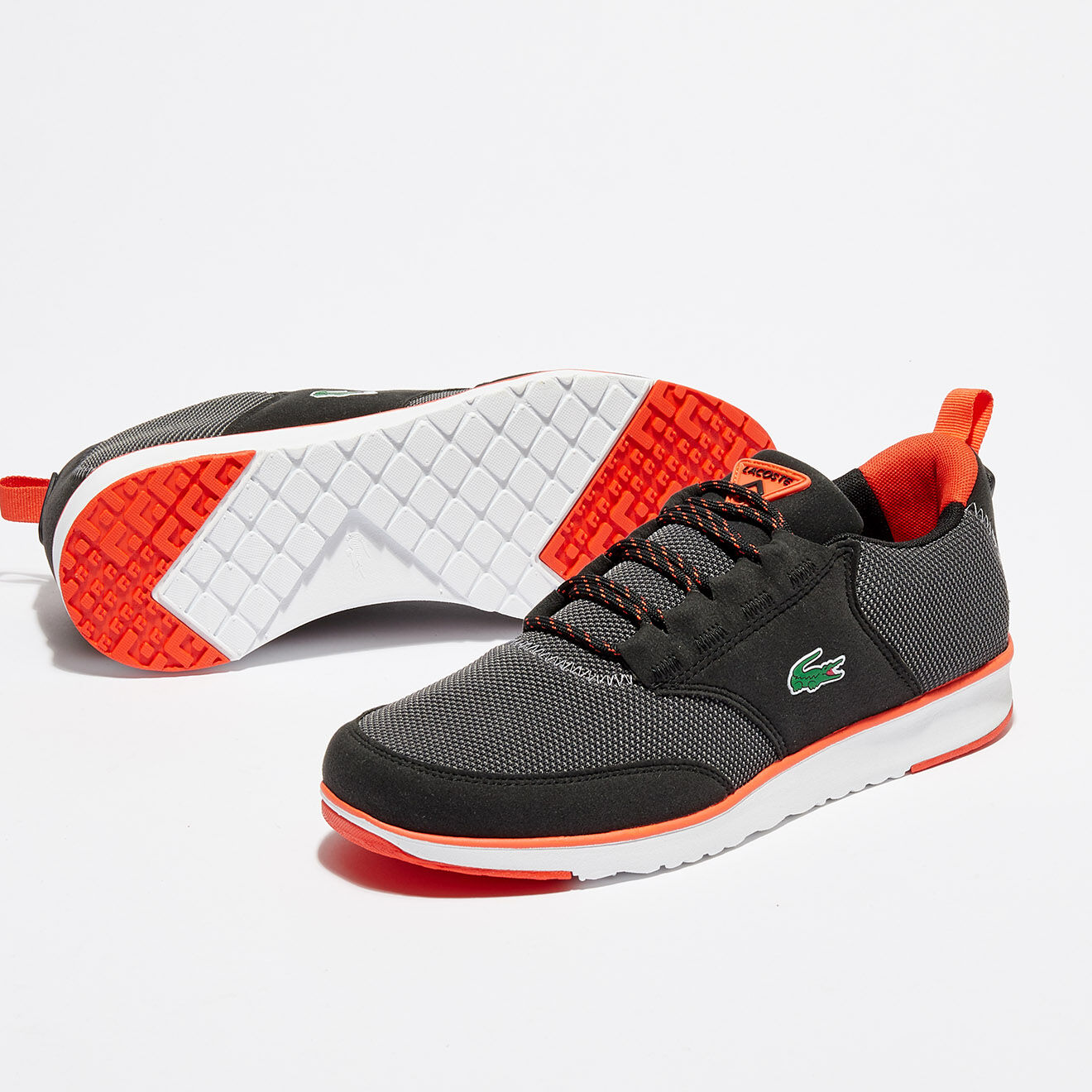 Lacoste Baskets L.Ight 317 1 noir/rouge