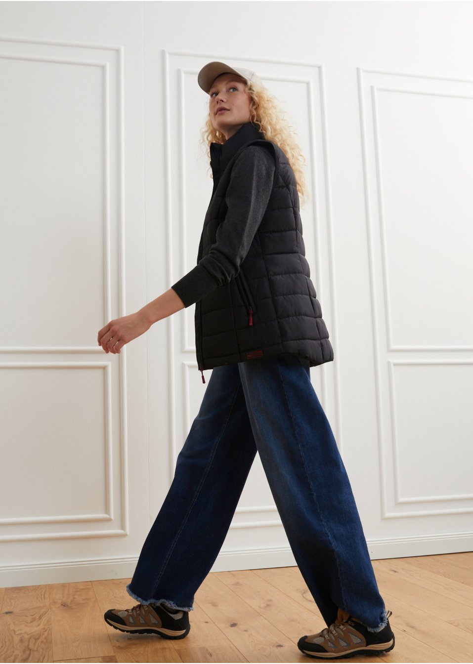 Veste matelassée sans manches avec technologie isolante