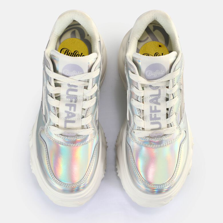 Blader One Baskets basses véganes, argenté holographique