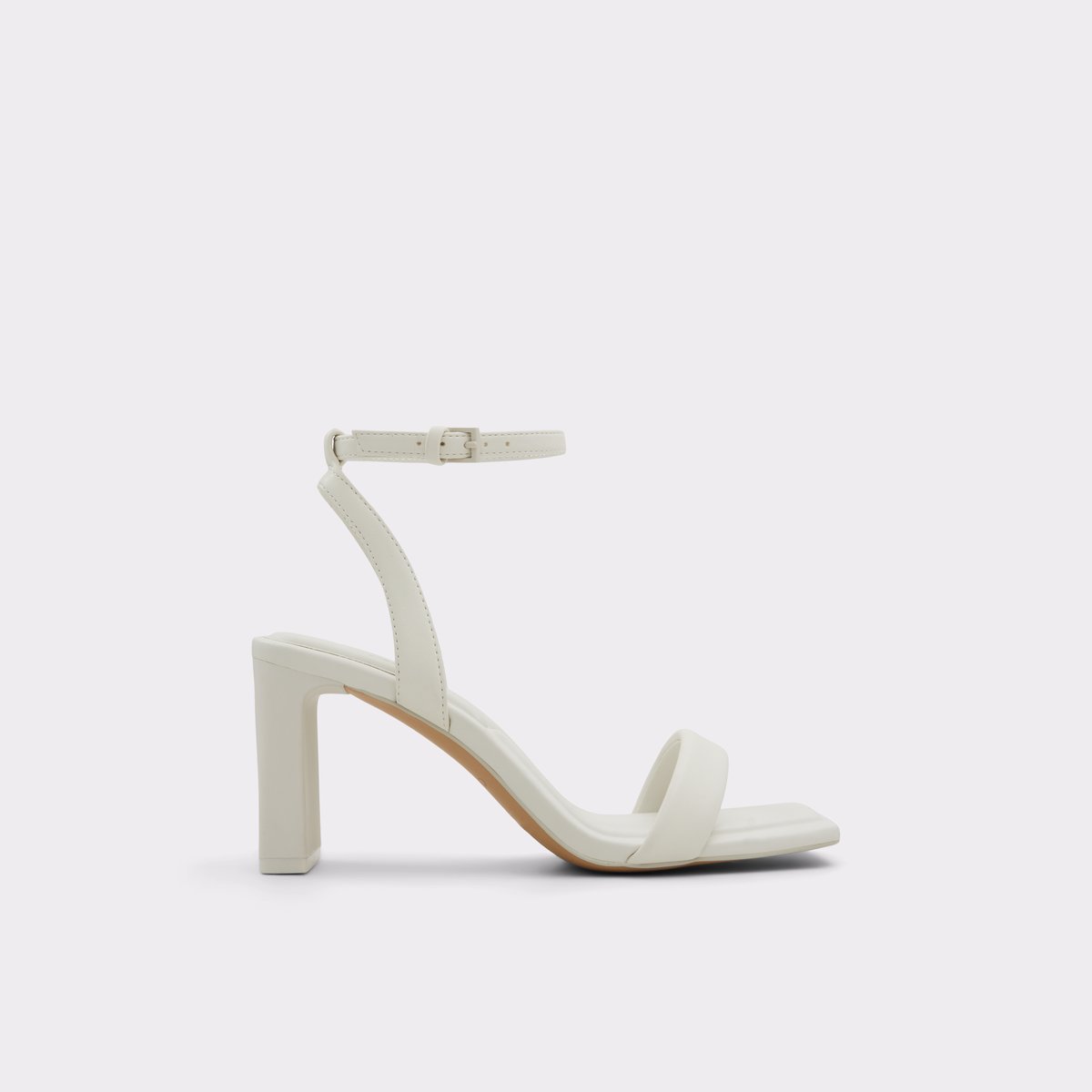 Aurorai White-Bone Women Block Heels