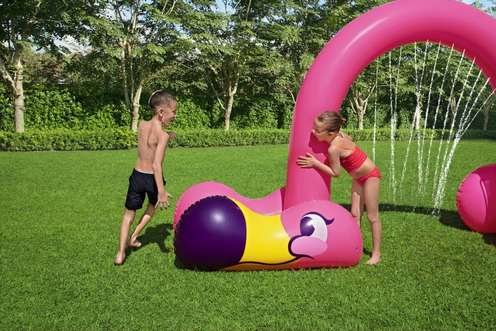 Vandspreder Til Børn - Bestway Sprinkler - Flamingo
