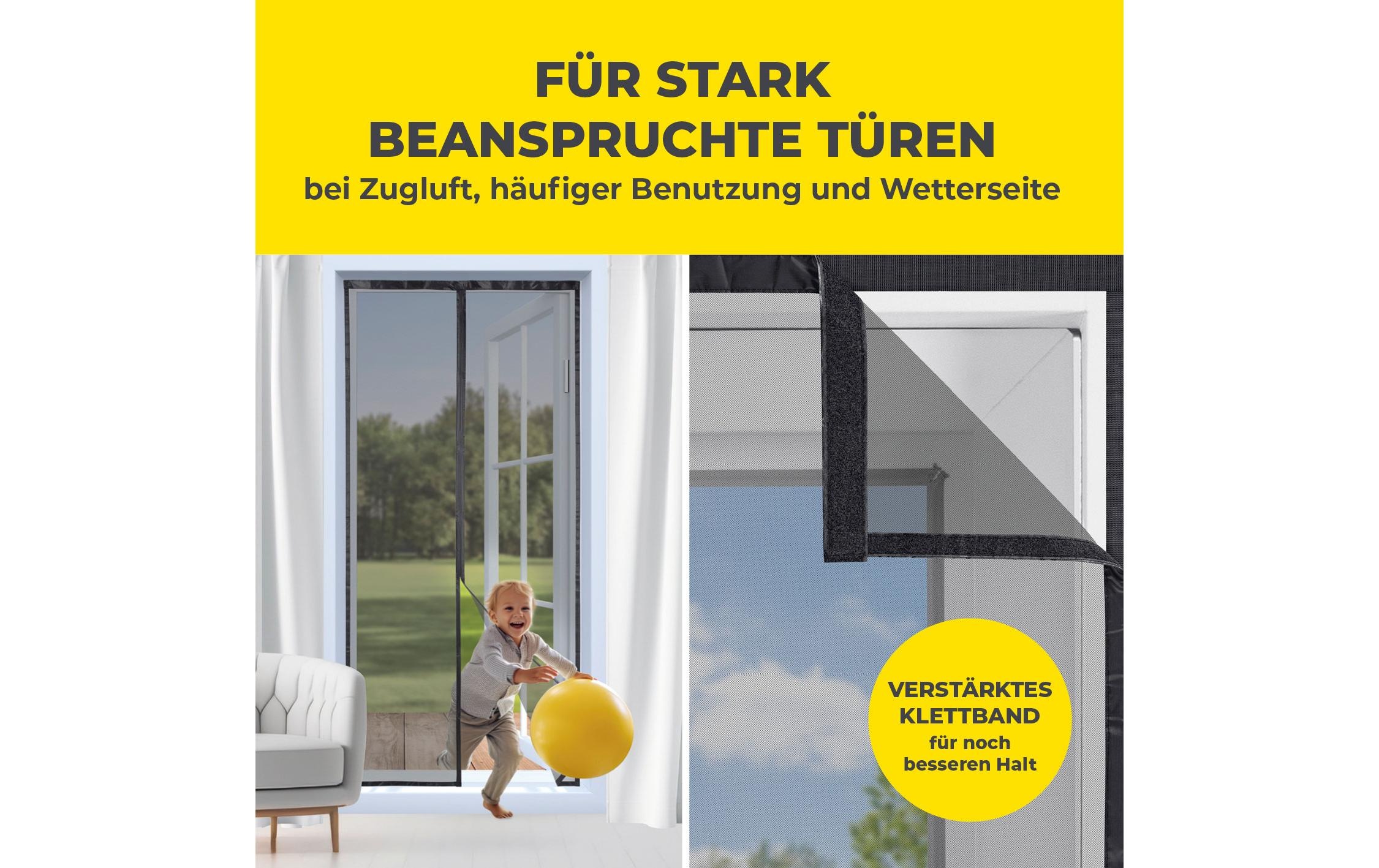 EASYmaxx Insektenschutz-Vorhang »Strong Click, 100 x 210 cm« 1 Stk. tlg.