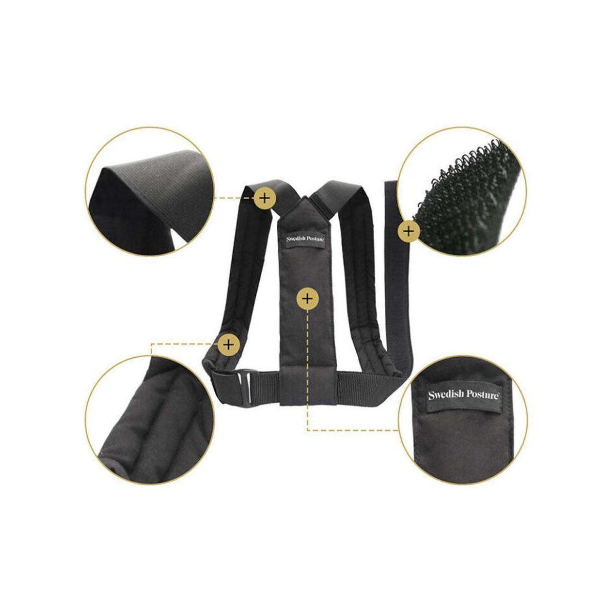 Swedish Posture FLEXI Shoulder Brace, Ryggstöd & skydd