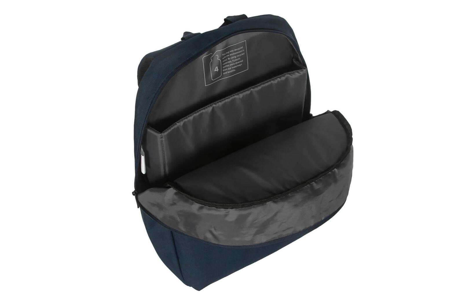 Notebook-Rucksack GeoLite EcoSmart Essential BP 15-16'' NavyGeräumiger Notebook-Rucksack mit Innenausstattung aus recyceltem Material