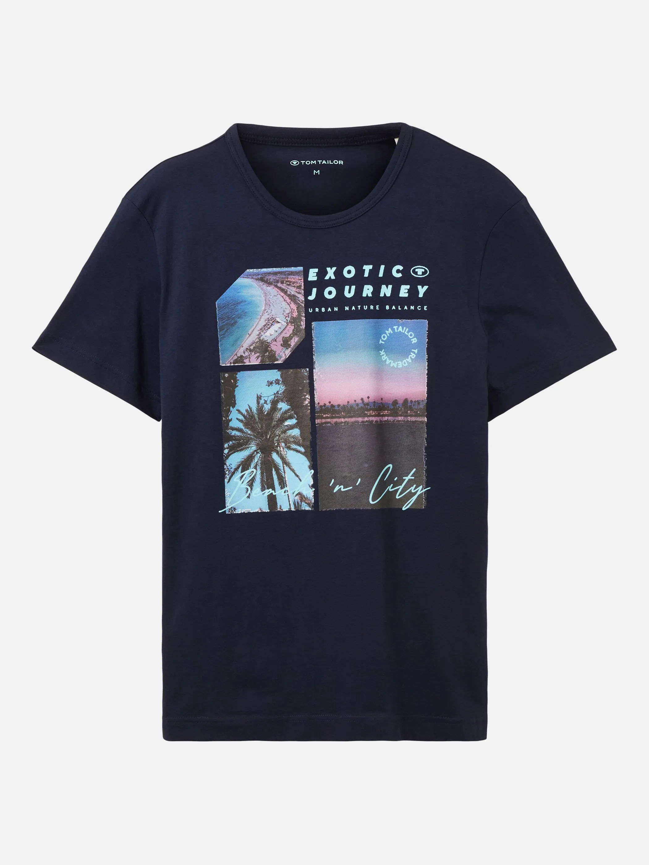Herren Shirt mit Palmenprint