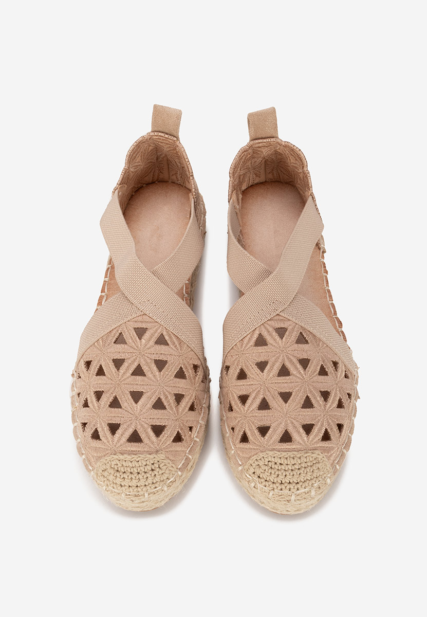 Espadrilles femme kaki Feliania
