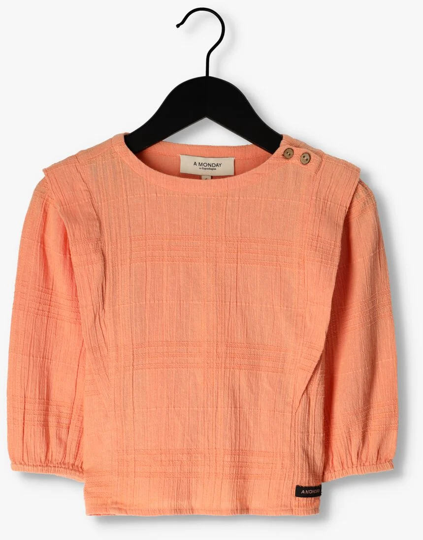 A MONDAY IN COPENHAGEN perzik a monday in copenhagen blouse trista blouse