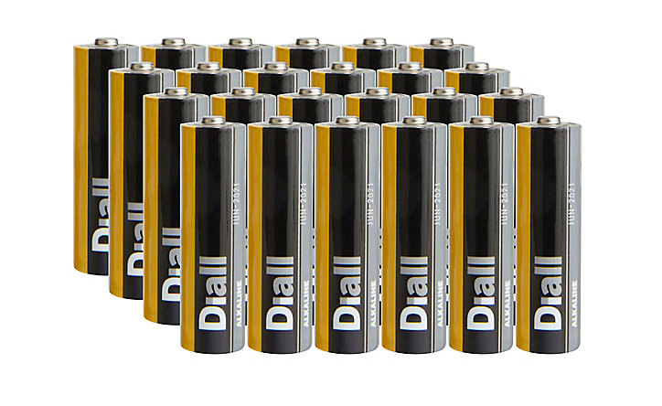 Pile alcaline AA (LR6) Diall, lot de 8 + 4 gratuites