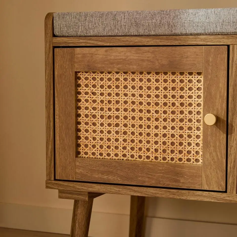 Calicosy - PALMO Bank - B100 cm - Licht hout 100 cmx39 cmx49 cm