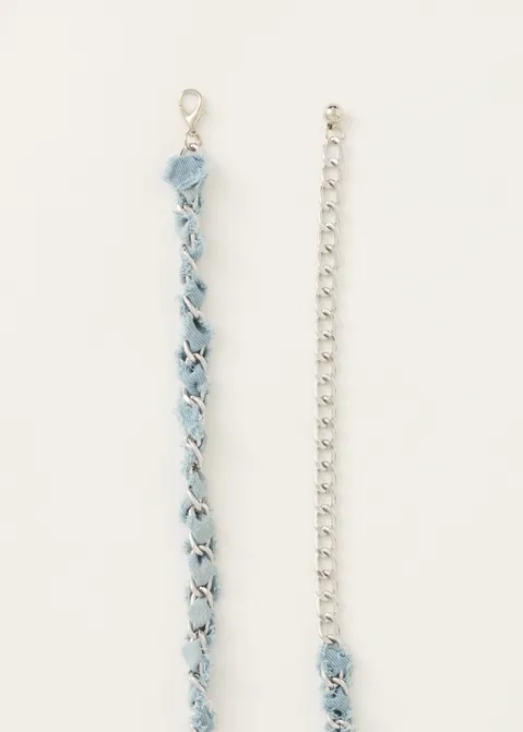 Kettingriem denim blauw (BLW.USL)