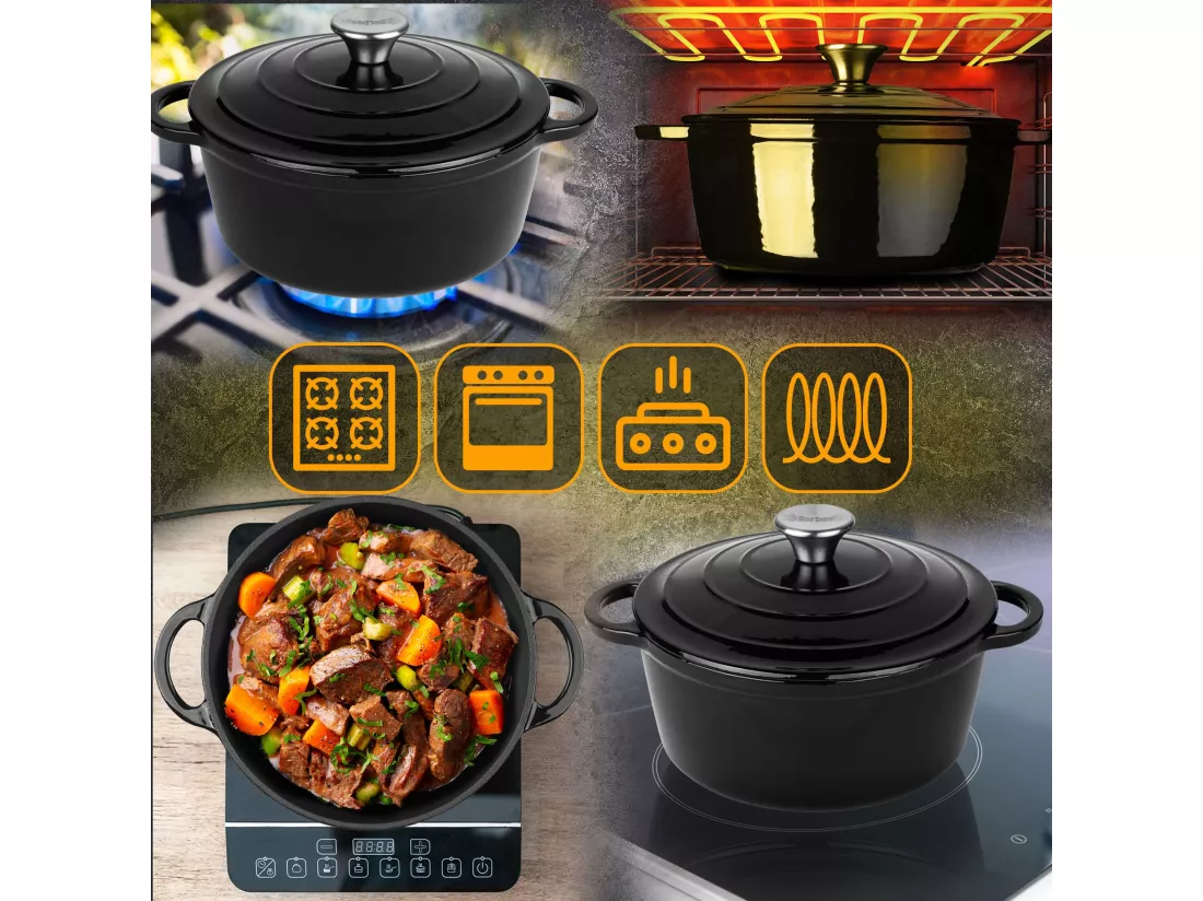 Dutch Oven - Fonte - 4L - Noir