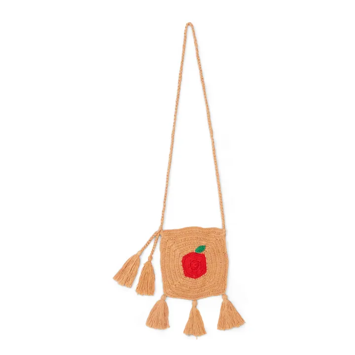 Emile et Ida Sac Crochet Fait Main Pomme | Naturel