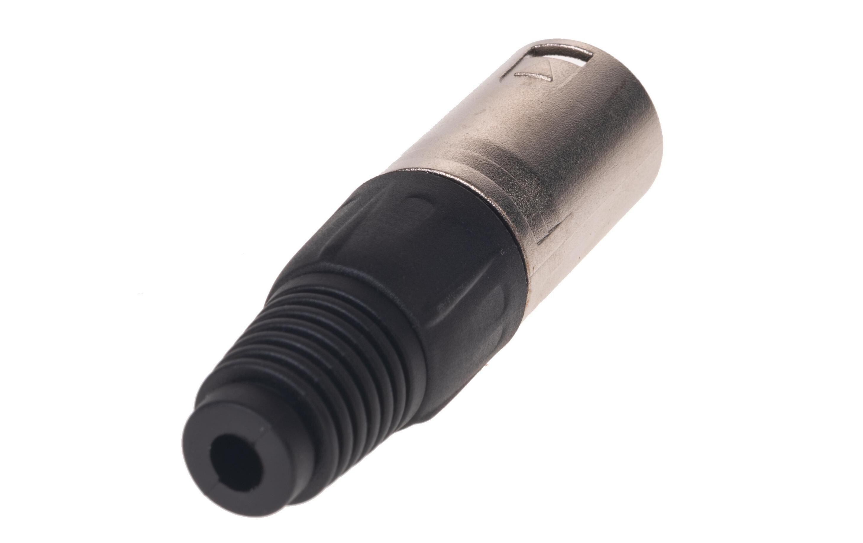 Stecker BC1001NI-M 3-Pol XLRm male Stecker NickelHochwertiger und robuster Bemero XLR-Stecker