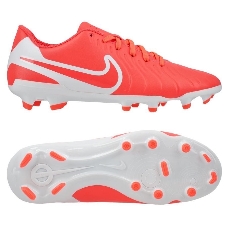 Nike Tiempo Legend 10 Club MG Mad Energy - Hot Lava/Blanc