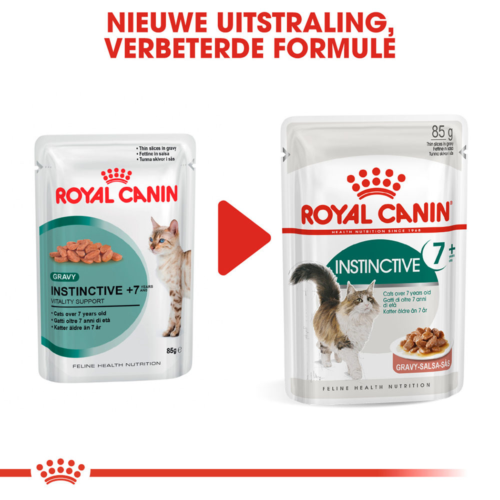 Royal Canin Instinctive 7+ in Gravy - Kattenvoer