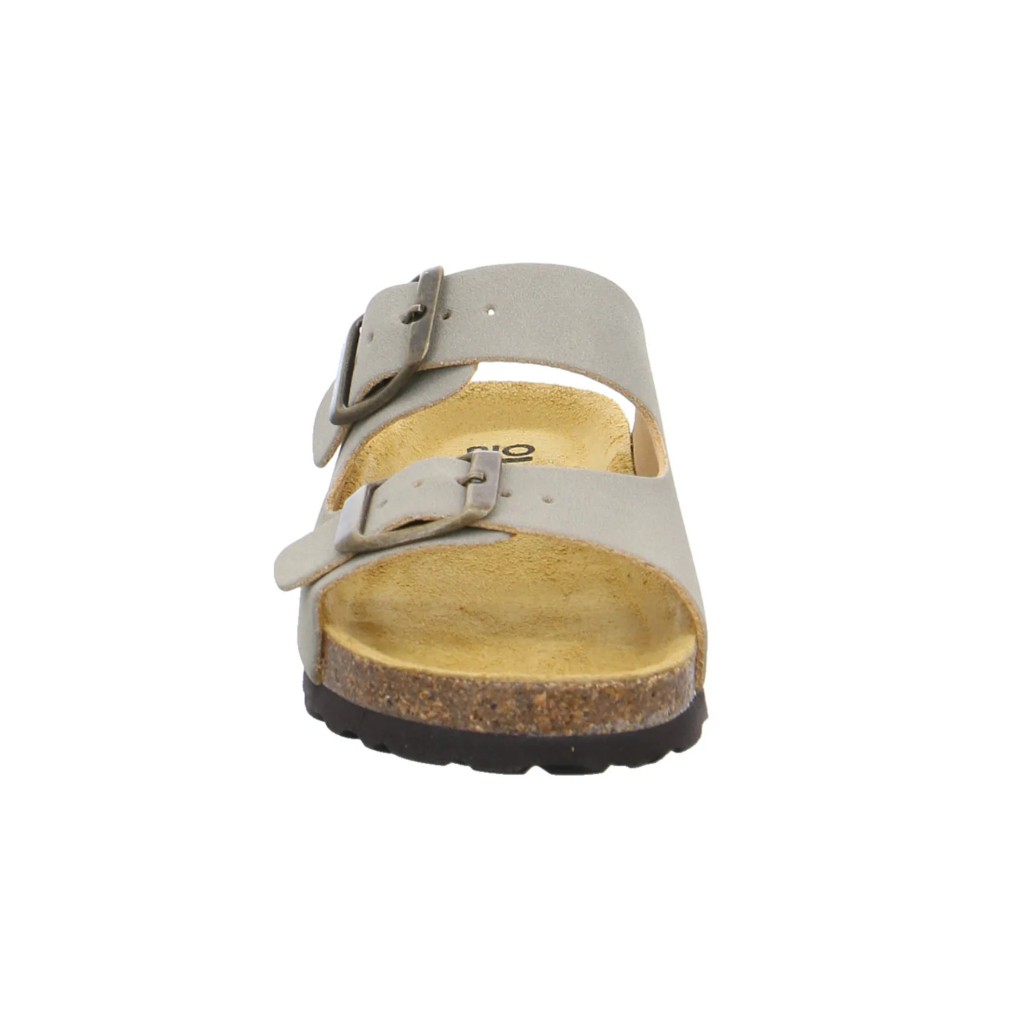 BIOLife Kinder-Pantolette Beige Lederimitat  Mädchen