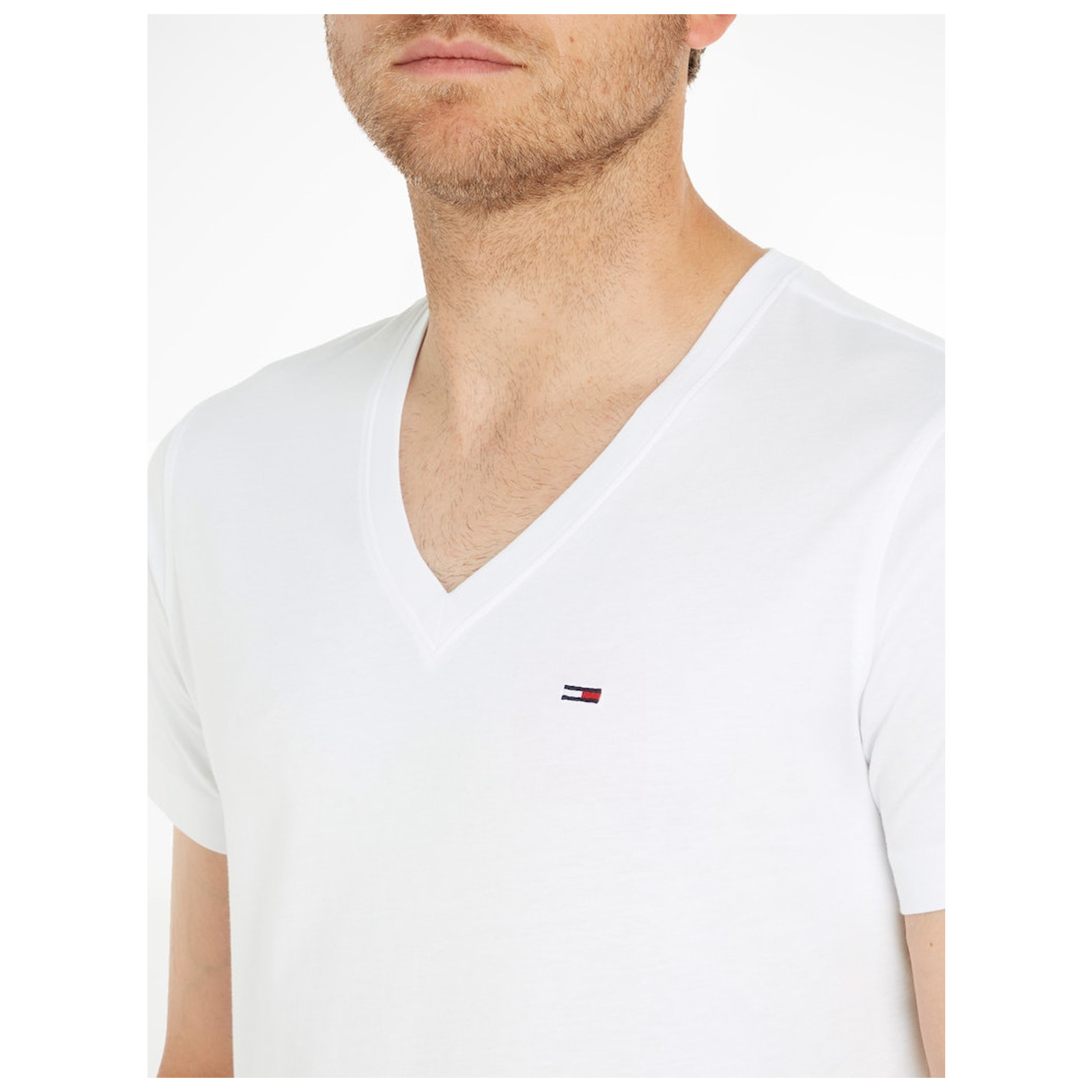Tommy Jeans TJM ORIGINAL JERSEY V NECK TEE