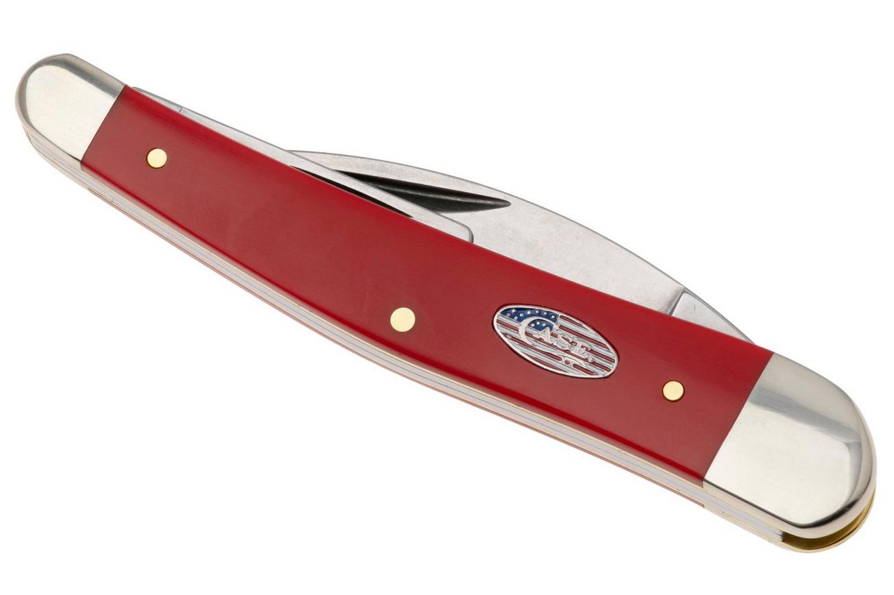 Case Seahorse Whittler, American Workman Smooth Red Synthetic, 73938, 4355WH CS zakmes