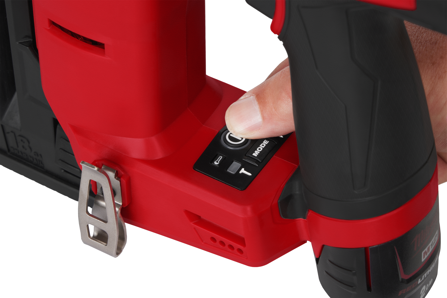Milwaukee M12 FCN18GS-0X 12V Li-ion accu Rechte tacker body in HD Box - 18Ga