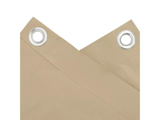 Écran de balcon Beige 120x600 cm Tissu Oxford