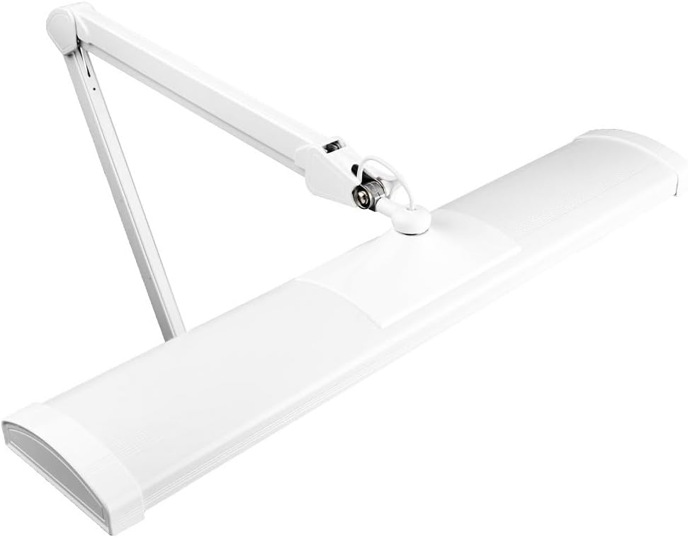 SEMPLIX LED Arbeits-Tischlampe mit 540 LEDs – dimmbar & augenschonend – 5 Lichtstufen – flexibel dreh- & schwenkbar – mit Tischklemme