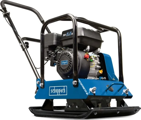 Scheppach HP2200S, Vibrationsplade, 196 cm³, 25 m/min, 35 cm, 3,5 L, Stål