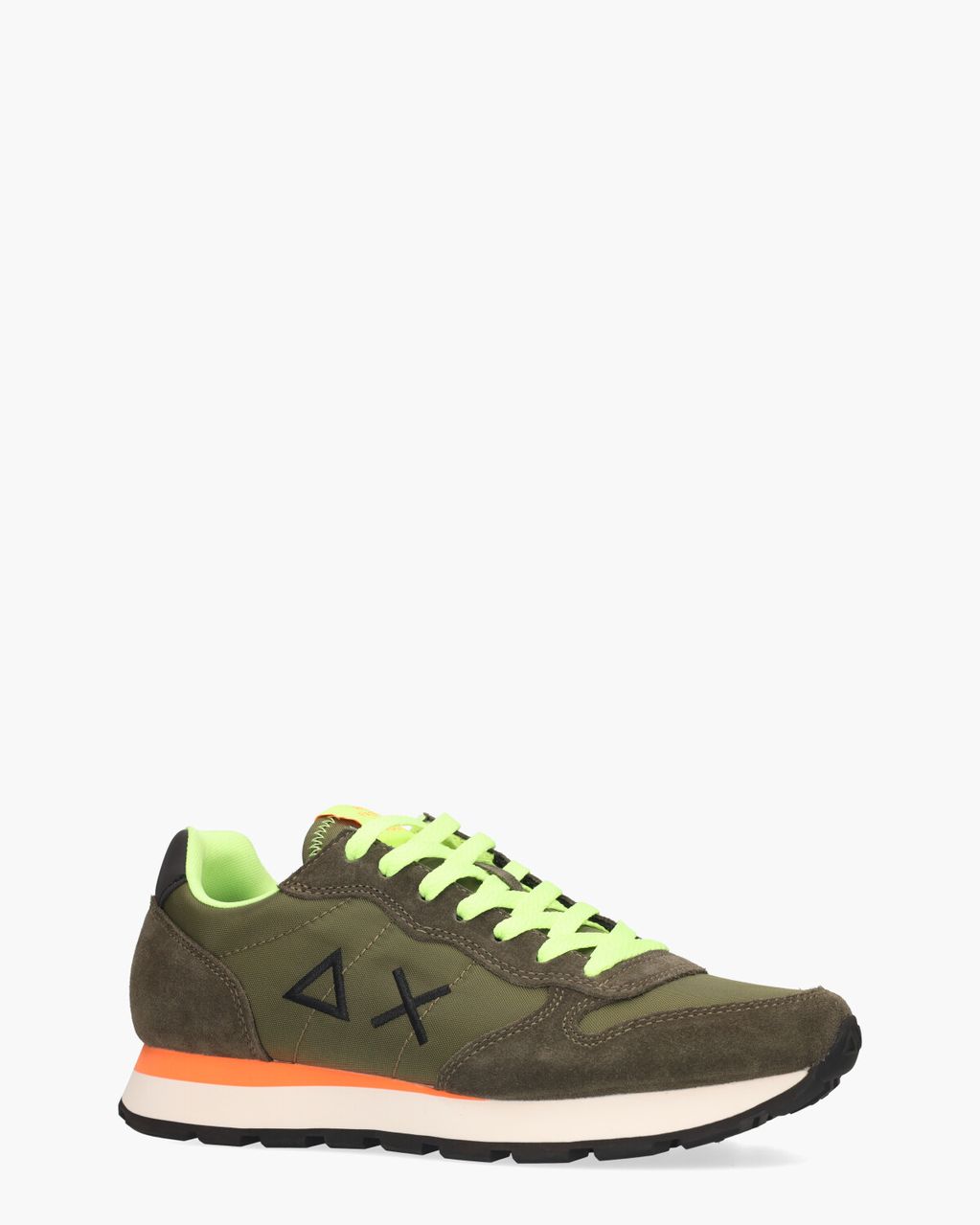 SUN68 Tom Fluo Legergroen Herensneakers