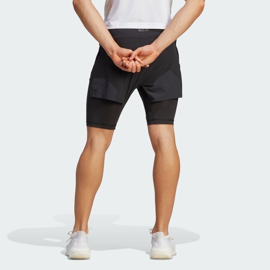 adidas Short d'Entraînement HIIT Elevated 2 EN 1 - Noir