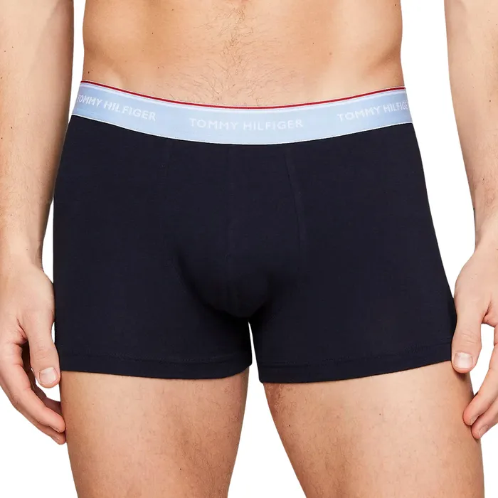 Tommy Hilfiger Premium Essential Logo Waistband Trunk Boxershorts Heren (3-pack)