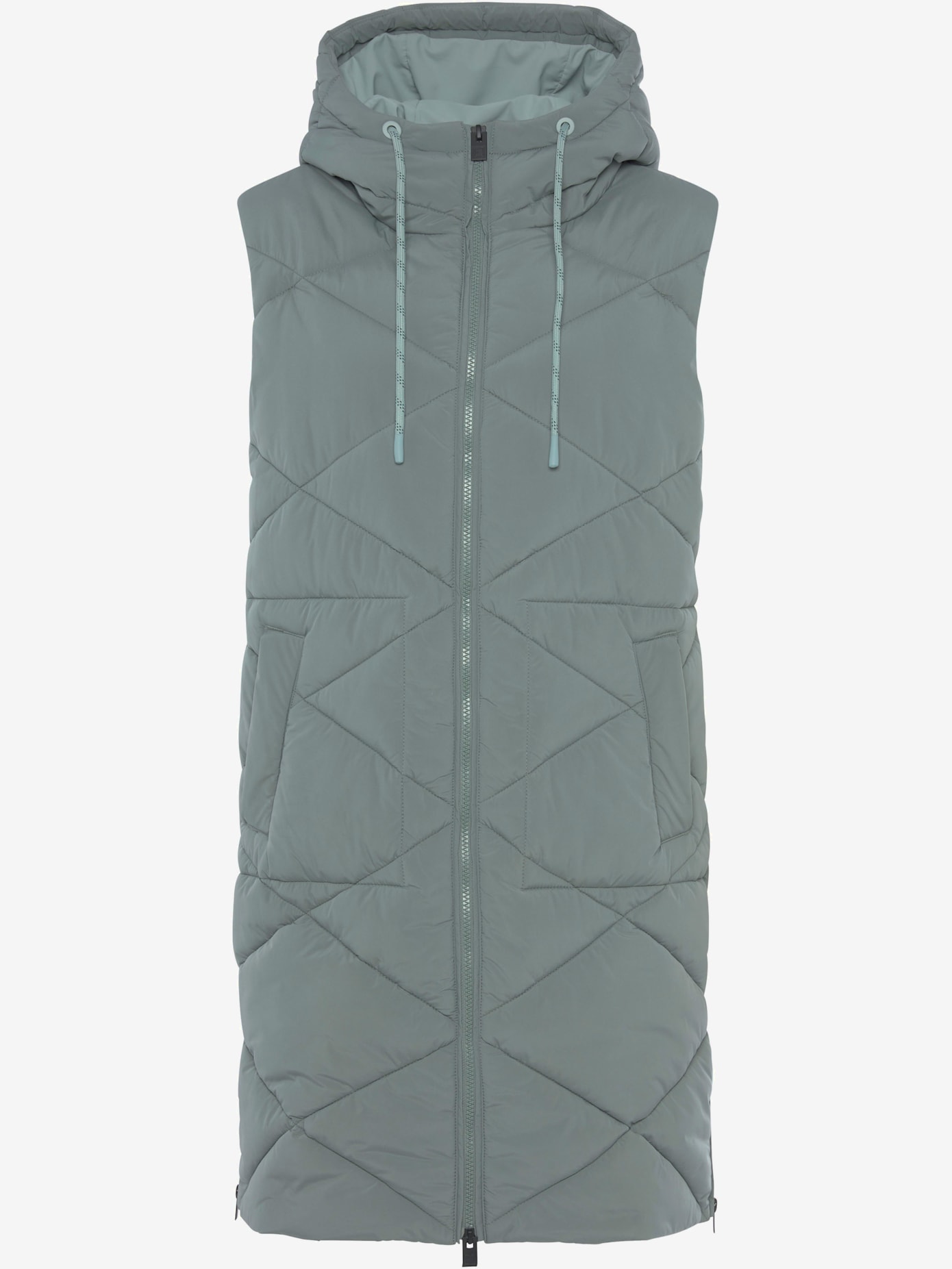 Gilet matelassé doublé avec capuche réglable