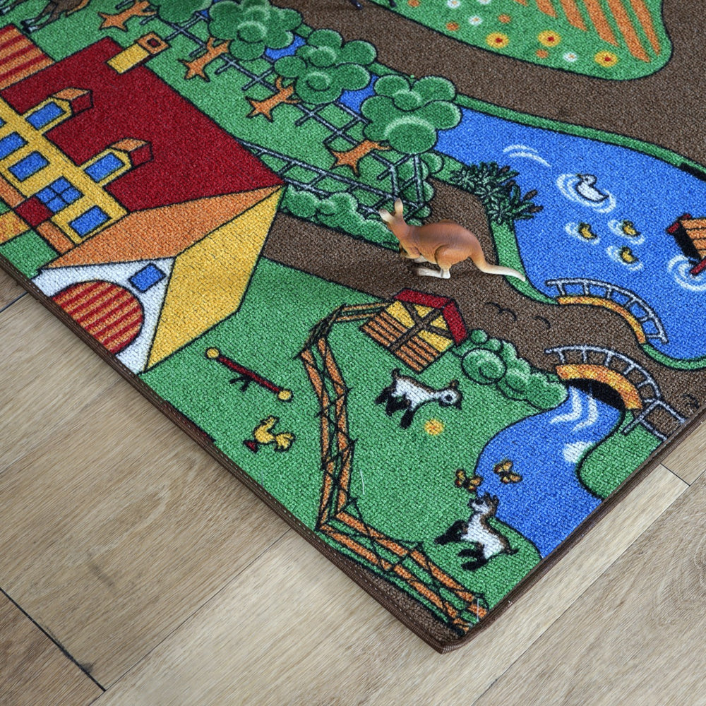 Køb Rebel Roads Farm Life Gulvtæppe - 140 X 200 Cm