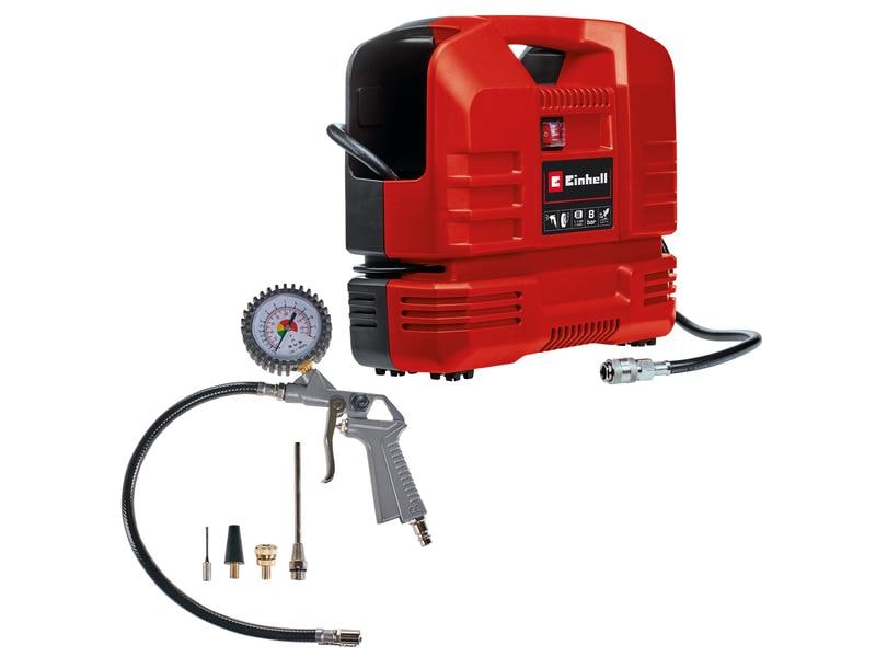 Einhell Kompressor TC-AC 190 OF Set, tragbar Mobiles Koffer-Kompressor Set