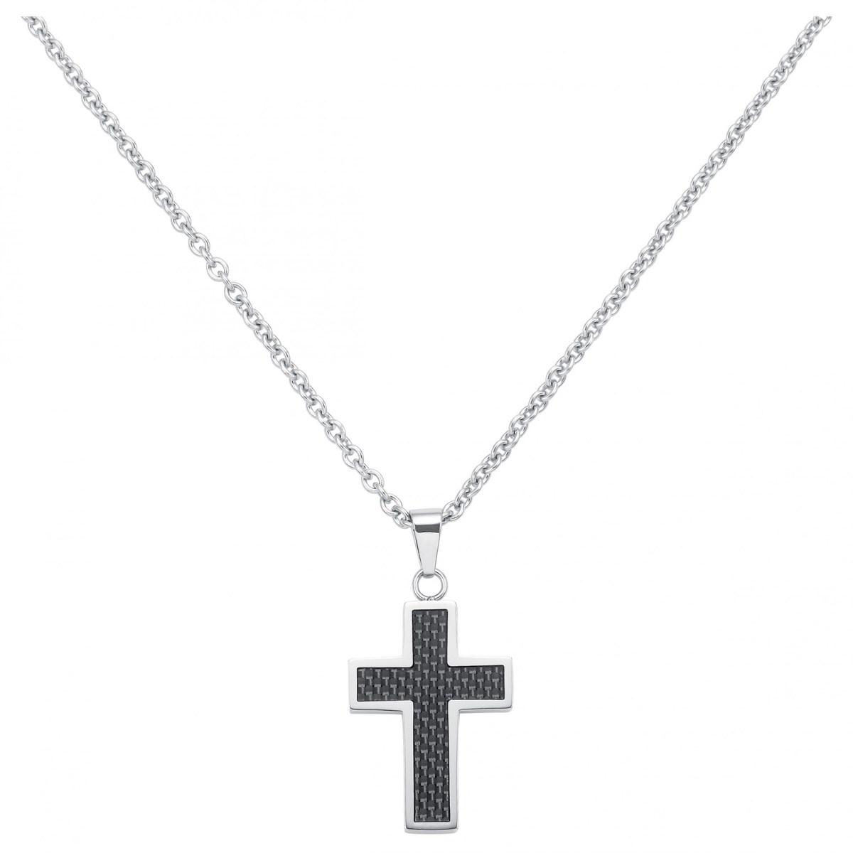Collier mono-motif Cédric en Acier 316L